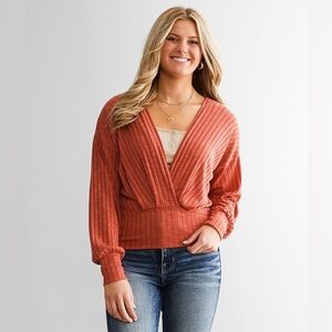 Surplice Knit Top by DAYTRIP